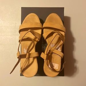 Roberto Del Carlo Suede Wedge Sandals